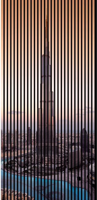 FN Acustico Akustikplatte Dubai Bunt aus PET und MDF, H x B x T: 2400 x 1133 x 19 mm - Bild 1