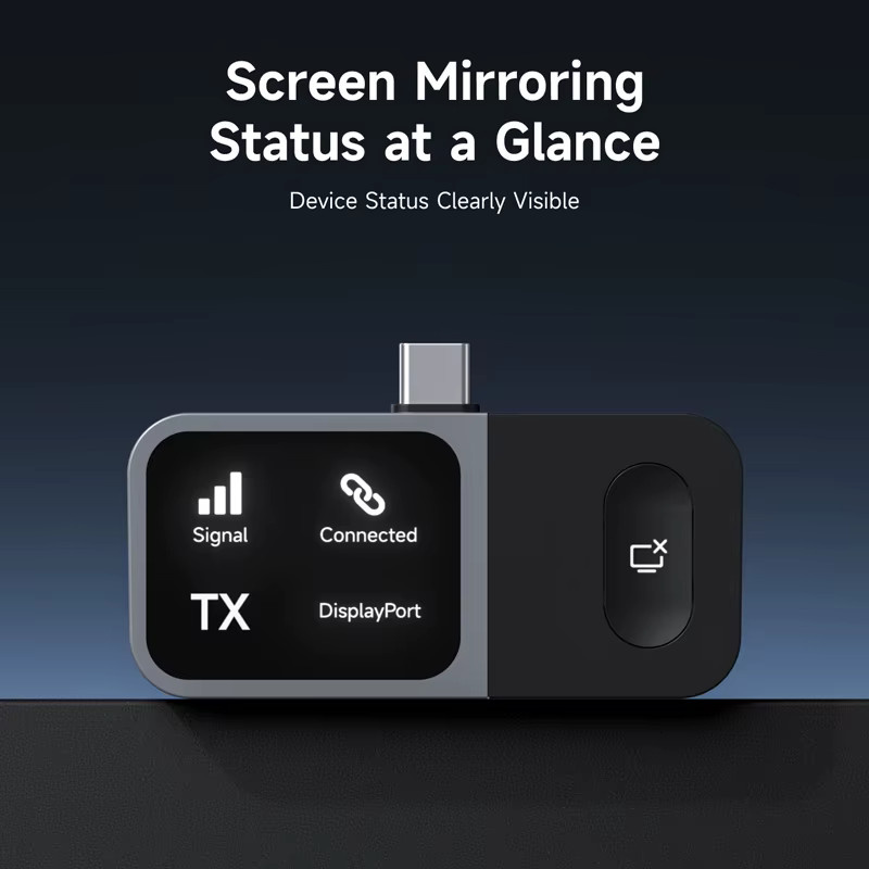 Hagibis Kabelloses USB-C HDMI Video-Extender Set für Handy, Tablet und Laptop zur Bildschirmspiegelung - Bild 2