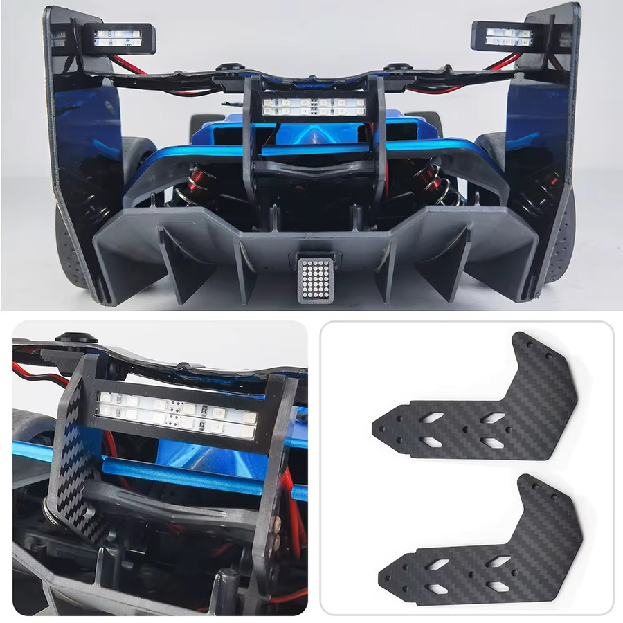 AXSPEED Heckflügellicht, Platte, Halterung für ARRMA 1/7 LIMITLESS, Zubehör - Bild 2
