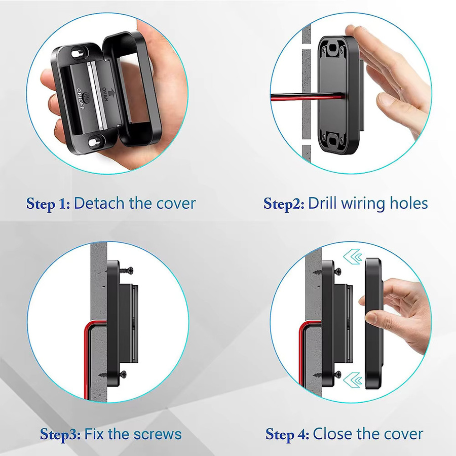Kebidumei Dual USB PD Typ C Schnellladegerät mit QC3.0 Netzteil und Ein/Aus-Taste für Auto, Boot und RV, Schwarz - Bild 5