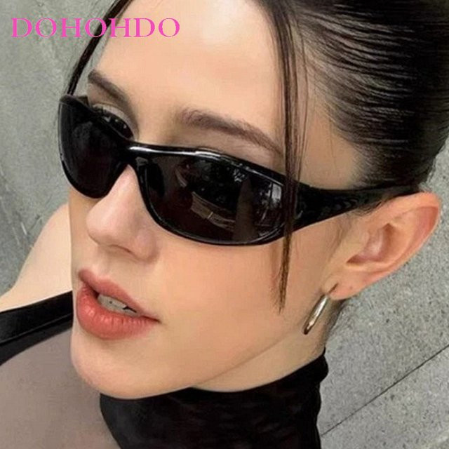 DOHOHDO Cat-Eye Sonnenbrille, Vollrand, Kunststoff, Schwarz, Unisex - Bild 1