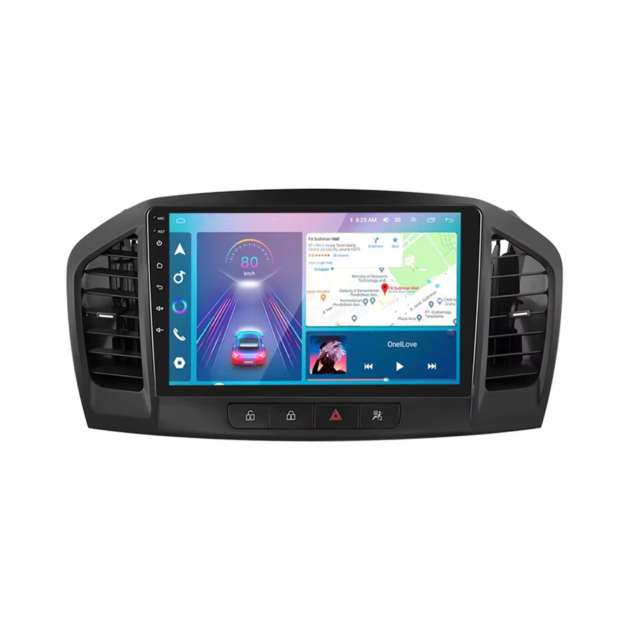 Podofo Kabelloses CarPlay und Android Auto Autoradio mit Bluetooth für Buick Regal 2009-2013 und Opel Insignia 2008-2012 in Schwarz - Bild 4