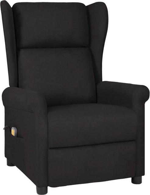 vidaXL Massagesessel Modell 32 in Schwarz aus Stoff mit Armlehnen - Bild 1