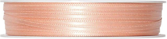 Halbach Satinband aus Polyester in Apricot, Breite: 3 mm, Länge: 10 m - Bild 1
