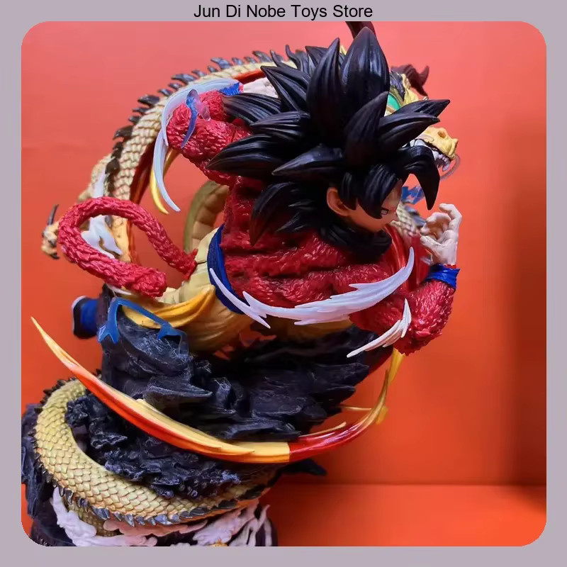 Bandai Dragon Ball Goku SS4 Drachenfaust-Explosion Anime-Figur Modell-Statue, Multicolor, Höhe: 42 cm - Bild 2