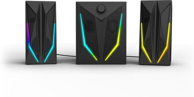 uRage 2.1 Gaming-Lautsprecherset BLAST-R 621 in Schwarz und Multicolour - Bild 1