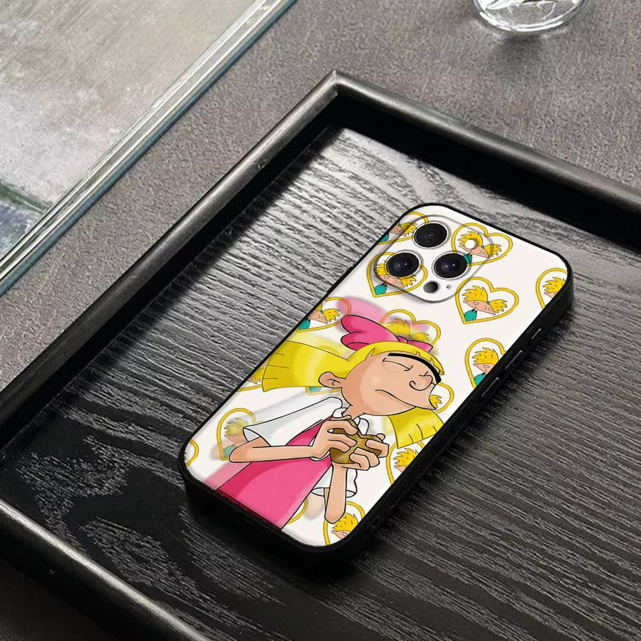 Hey A-Arnolds Cartoon Handyhülle für iPhone 11 bis 17 Pro Max Plus Mini aus weichem TPU in Multicolour - Bild 2