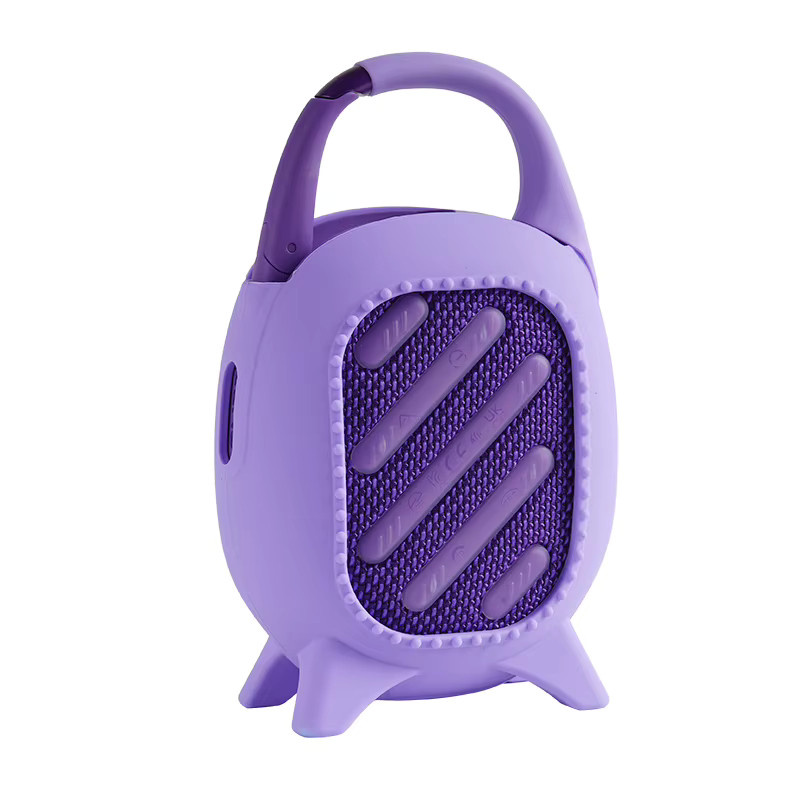 ALLOYSEED Silikonhülle für JBL Clip 5 Bluetooth Lautsprecher in Schwarz oder Blau, staubdicht und kratzfest - Bild 2