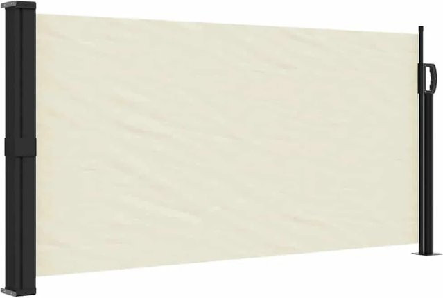 Furnicato Seitenmarkise ausziehbar in Creme, B/H: 500 x 100 cm - Bild 1