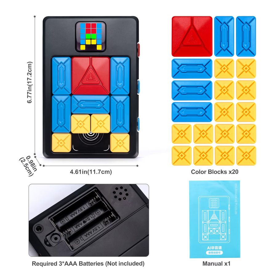 COOLPLAY AI Huarong Road Magnetischer Saugblock, Puzzlespielzeug, ab 8 Jahren - Bild 6