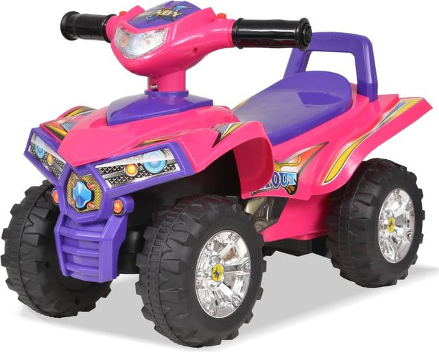 Fahrbares Kinder-Quad von VD Home Furnishing mit Sound und Licht in Rosa und Lila - Bild 1