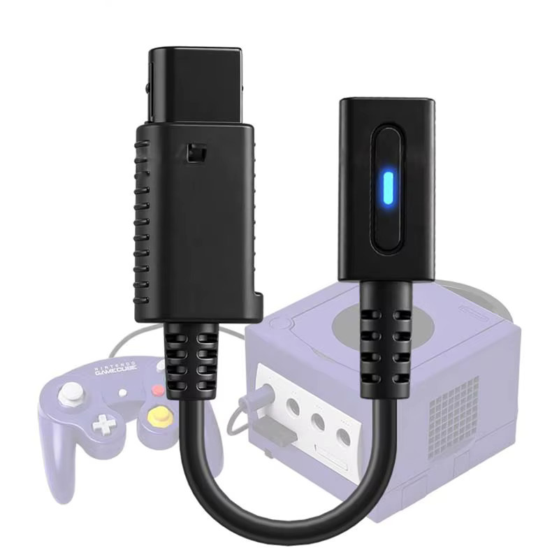OULLX USB-C Ladekabel 45W PD für Nintendo Gamecube Konsole, Schwarz, 12 cm - Bild 3