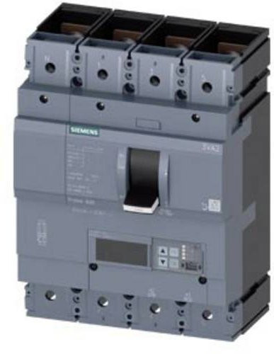 Siemens 3VA2450-5JQ42-0AA0 Leistungsschalter in Grau mit einem Einstellbereich von 200 - 500A und einer maximalen Schaltspannung von 690 V/AC - Bild 1
