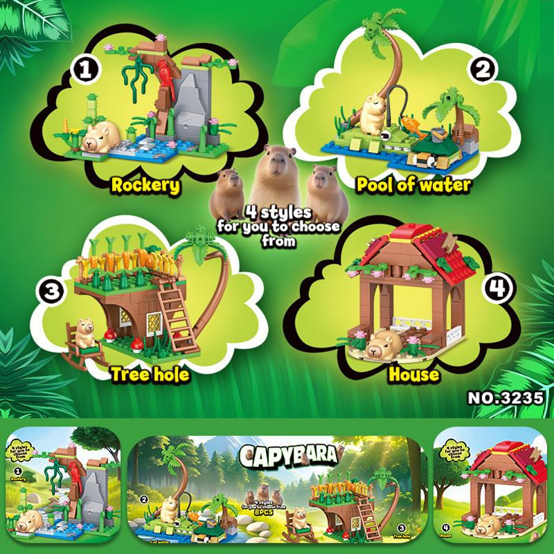Linyi toy Capybara Bausteine Set - Bild 3