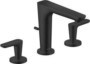 Hansgrohe Axor Citterio Waschtischarmatur 3-Loch in Matt Schwarz mit Pop-up-Abfluss - Bild 1