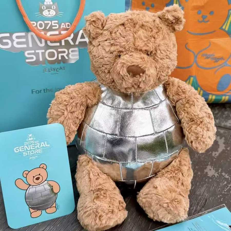 Jellycat Bartholomäus-Bär, Plüschtier, Braun, Grün - Bild 2