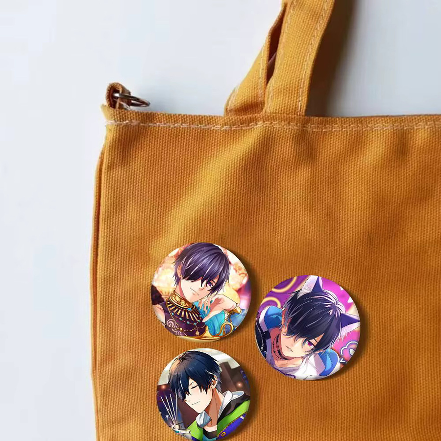 Mesuca Brosche, Belphegor Anime-Stil, Emaille-Pin, Rund - Bild 5