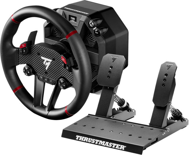 Thrustmaster T598X Direct Drive Lenkrad Simulatoren-Set für Xbox, PC und PlayStation in Schwarz - Bild 1