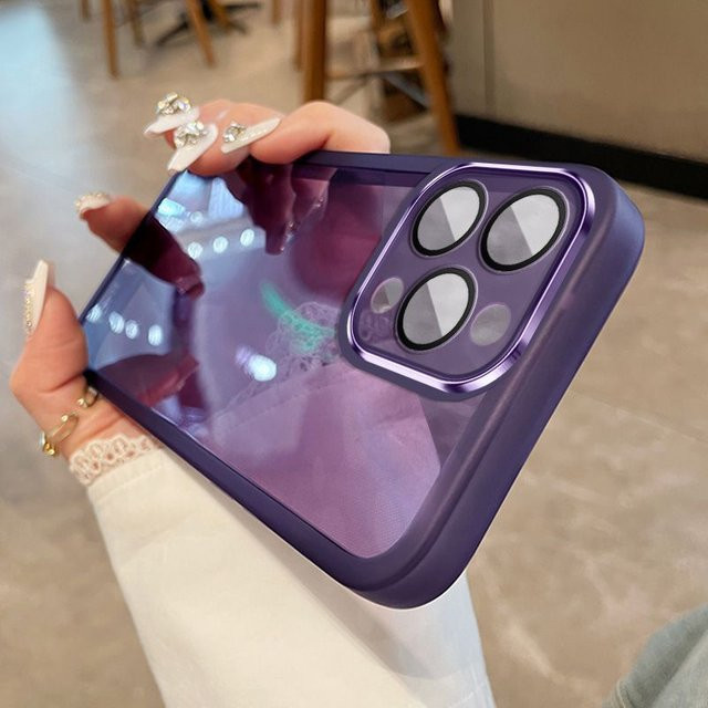Stoßfeste Silikon Handyhülle für Xiaomi Redmi 12 4G und 5G in Purple - Bild 1