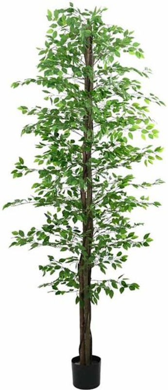 Künstlicher Ficusbaum von vidaxl in Grün mit Topf zur Dekoration - Bild 1