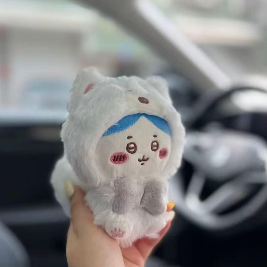 Bandai Usagi Hachiware Hund, Plüsch-Schlüsselanhänger, Stofftier - Bild 4
