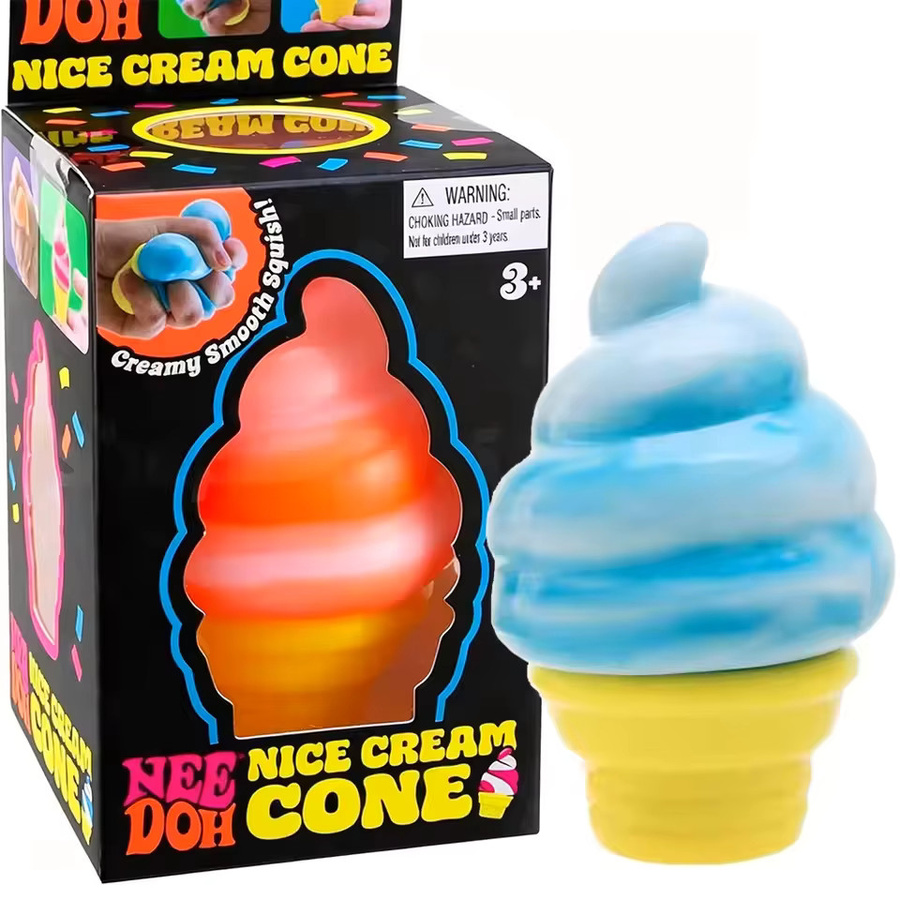 Bandai Squishy Eiscreme-Sensorikspielzeug, multicolour - Bild 2