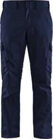 Blakläder Bundhose Industrie Stretch in Marineblau und Kornblau mit Reflexstreifen, Konfektionsgröße 27 - Bild 1