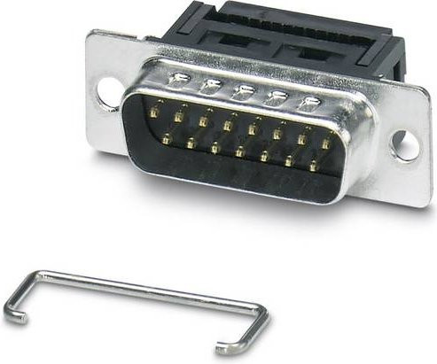 Phoenix Contact VS-15-ST-DSUB-FK 1688890 D-SUB Stiftleiste 90 Grad mit 15 Polen in Silber - Bild 1