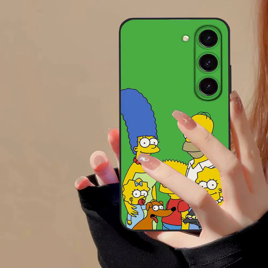 Lustige Homer Simpson Handyhülle als Soft Cover für Samsung Galaxy S21 S22 S23 S24 S25 S26 Ultra FE Plus 5G und A52S - Bild 2