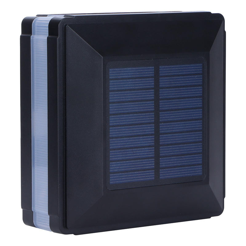 Solar LED Pfostenleuchte Schwarz mit Warmweißem Licht und Bewegungssensor IP65 Wasserdicht für Garten und Außenbereiche - Bild 7