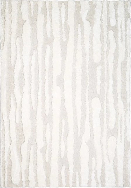 Art Universe Teppich Beach in Beige und Weiß, abstraktes Design, B/T: 110 x 160 cm - Bild 1