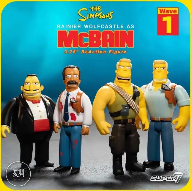 Super7 The Simpsons Mcbain Skowie, Actionfigur, 3,75 Zoll, ab 14 Jahren - Bild 1