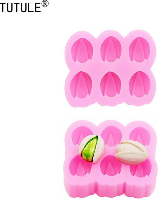 TUTULE Pistazien-Silikonform in Pink für DIY-Haarschmuck, Harz und Dessertdekorationen - Bild 1