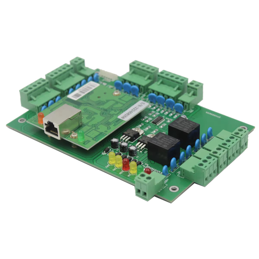 Asia-Teco TCP/IP-Türzugangskontrollplatine für Sicherheitssysteme mit Ethernet/LAN, Wiegand 26/34 und Unterstützung für bis zu 20.000 Benutzer in Grün - Bild 2
