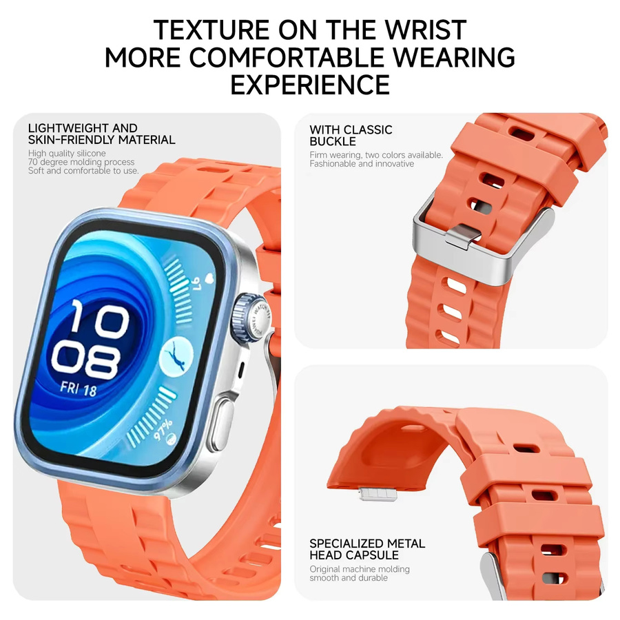 OAKCHARM Uhrenarmband Silikon, Huawei Fit 4Pro, Fit4, Fit3 - Bild 3