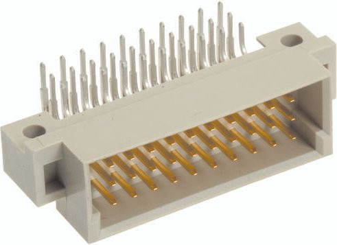 HARTING Messerleiste 09253306921 aus Messing in Grau mit 3 Reihen - Bild 1