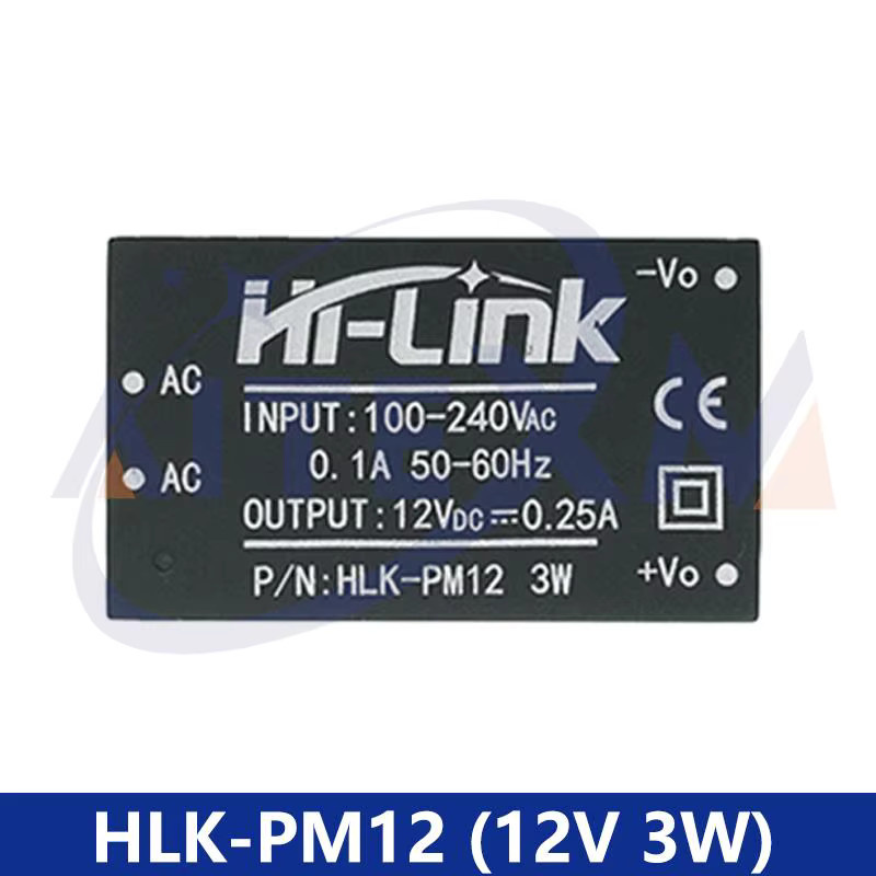 HLK-PM01 HLK-PM03 HLK-PM12 HLK-5M05 Mini-Stromversorgungsmodul AC-DC 220 V auf 5 V/3,3 V/12 V für intelligente Haushaltsschalter in Schwarz - Bild 2