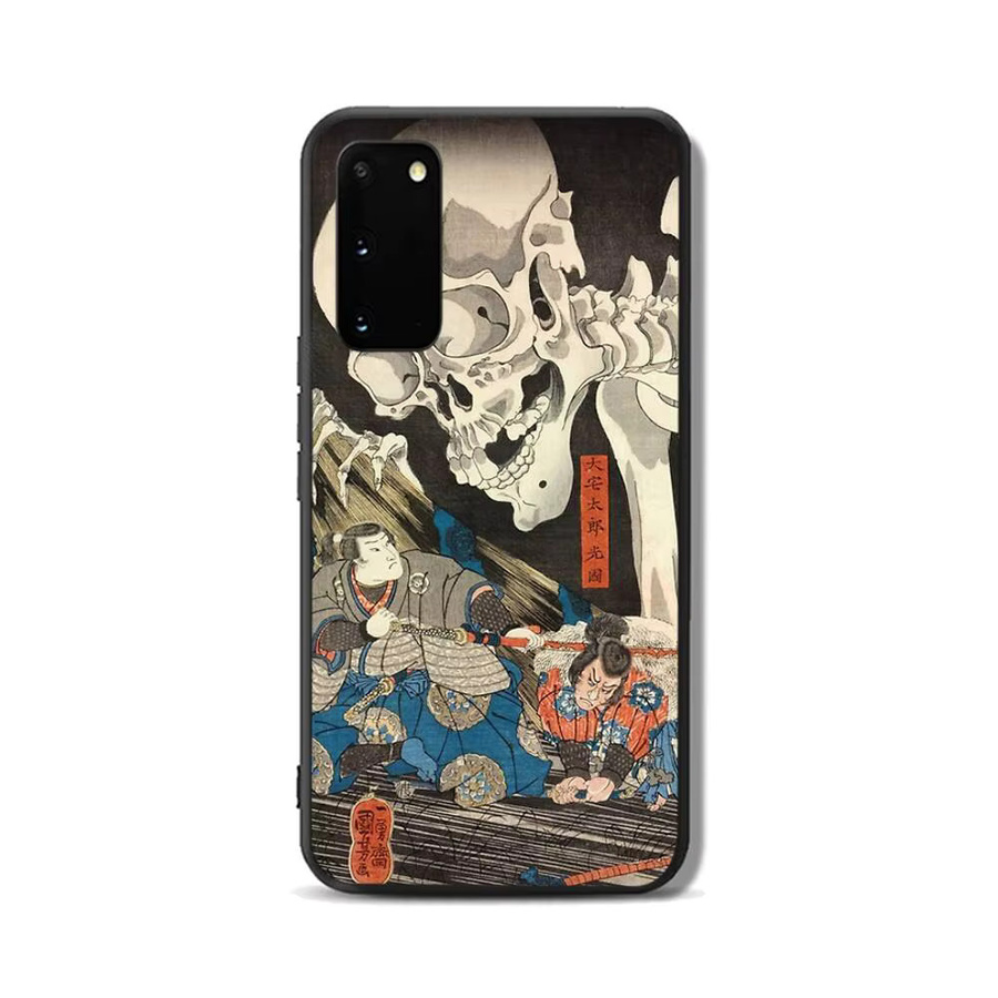 Utagawa Kuniyoshi Ukiyoe Kunst Handyhülle für Samsung Galaxy S25 S24 S23 S22 S21 S20 S10 S9 Plus Ultra FE Note 20 in Multicolour - Bild 3