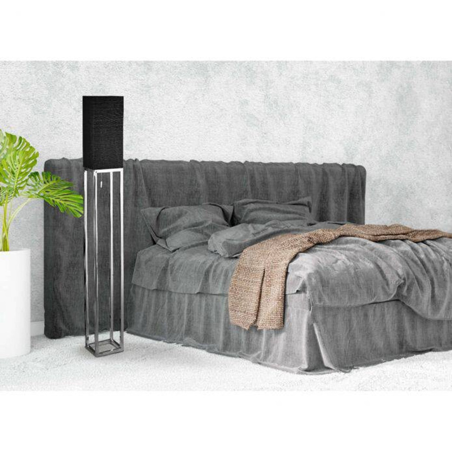 Näve Stehleuchte Alfa Schwarz aus Metall und Stoff B/H/T: 19 x 151 x 19 cm - Bild 2