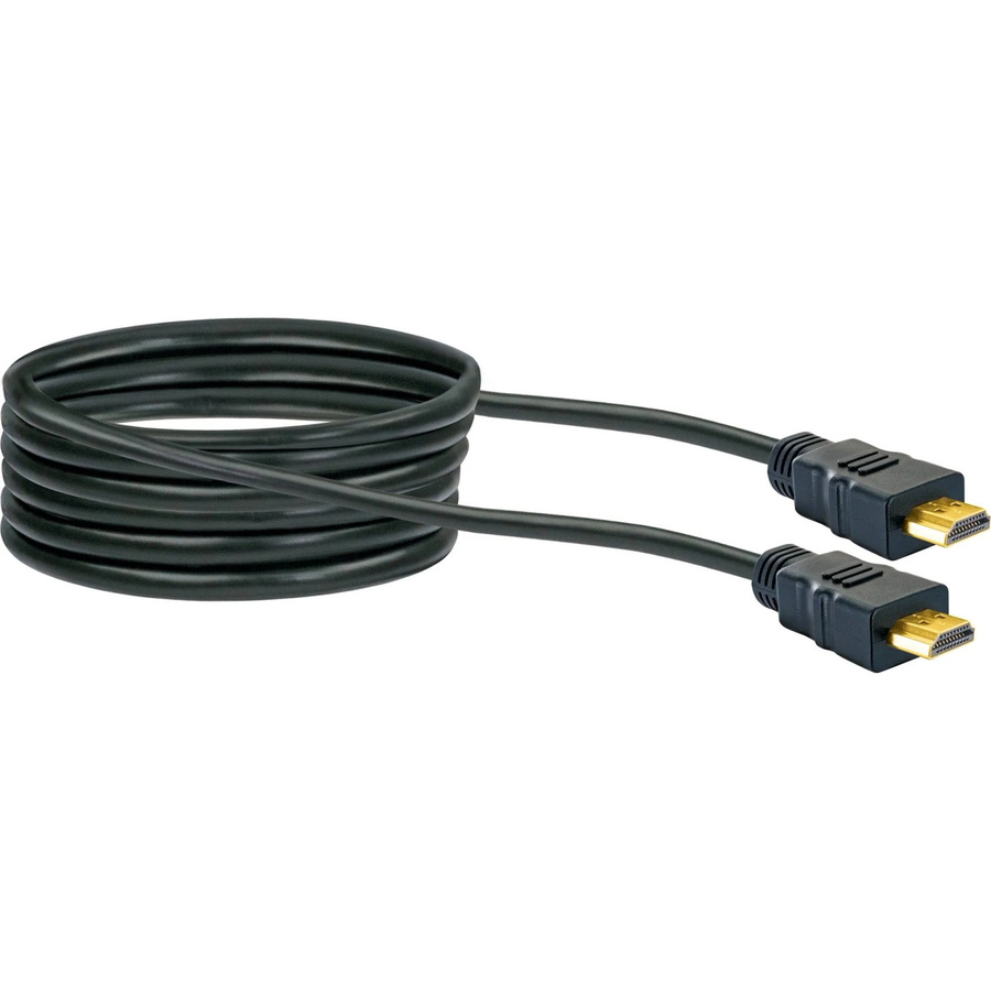 Schwaiger Premium High-Speed HDMI Kabel mit Ethernet in Schwarz und Gold, Länge: 3,0 m - Bild 2