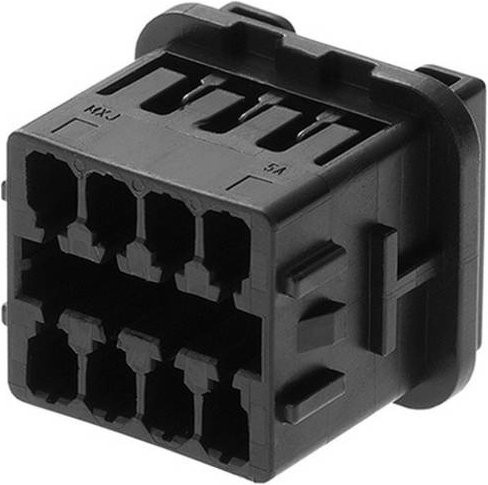 Molex Buchsengehäuse-Kabel Schwarz mit 8 Polen und 2,50 mm Rastermaß - Bild 1
