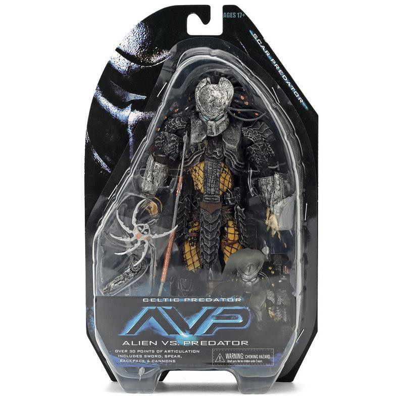 Yiran toy 1 Alien Wars Predator Avp Katzenkopf Narbenmodell 7-Zoll-Figur - Bild 2