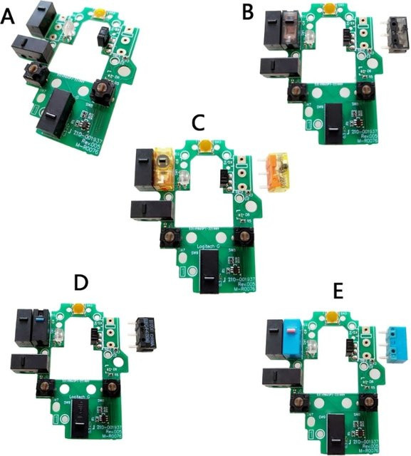 Logitech G502 LIGHTSPEED Wireless Gaming Maus Ersatz-PCB-Board mit Hot-Swap Micro Switch Maus Motherboard in Grün - Bild 1
