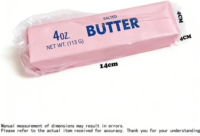 Stressball Butter Käse, Quetschspielzeug, mit langsamerem Rückprall - Bild 1