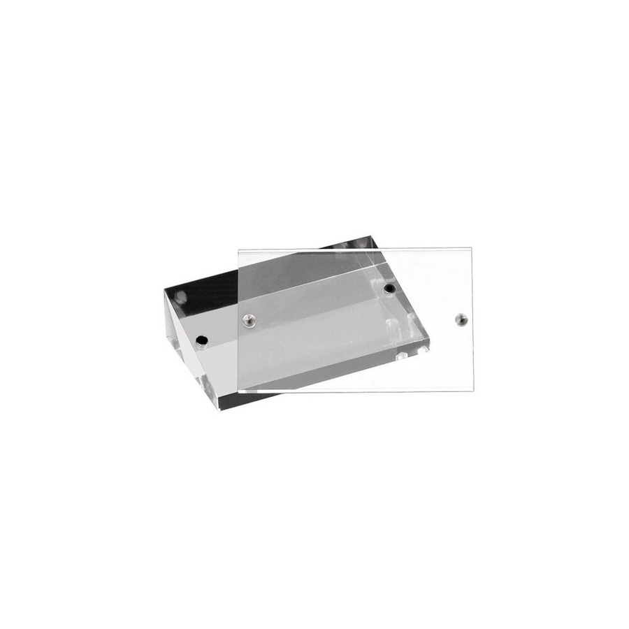 APS Kartenhalter 2er Set weiß B/T/H: 9 x 3 x 5,5 cm - Bild 1