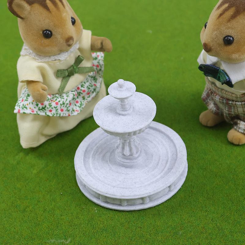 Yiran toy 1 Puppenhaus Brunnen Europäischer Stil Gartenornament 1-teiliges Set - Bild 2