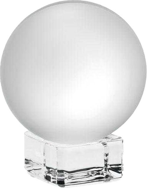 MidOcean Glassward Rundes Glas Ornament in Transparent Weiß - Bild 1