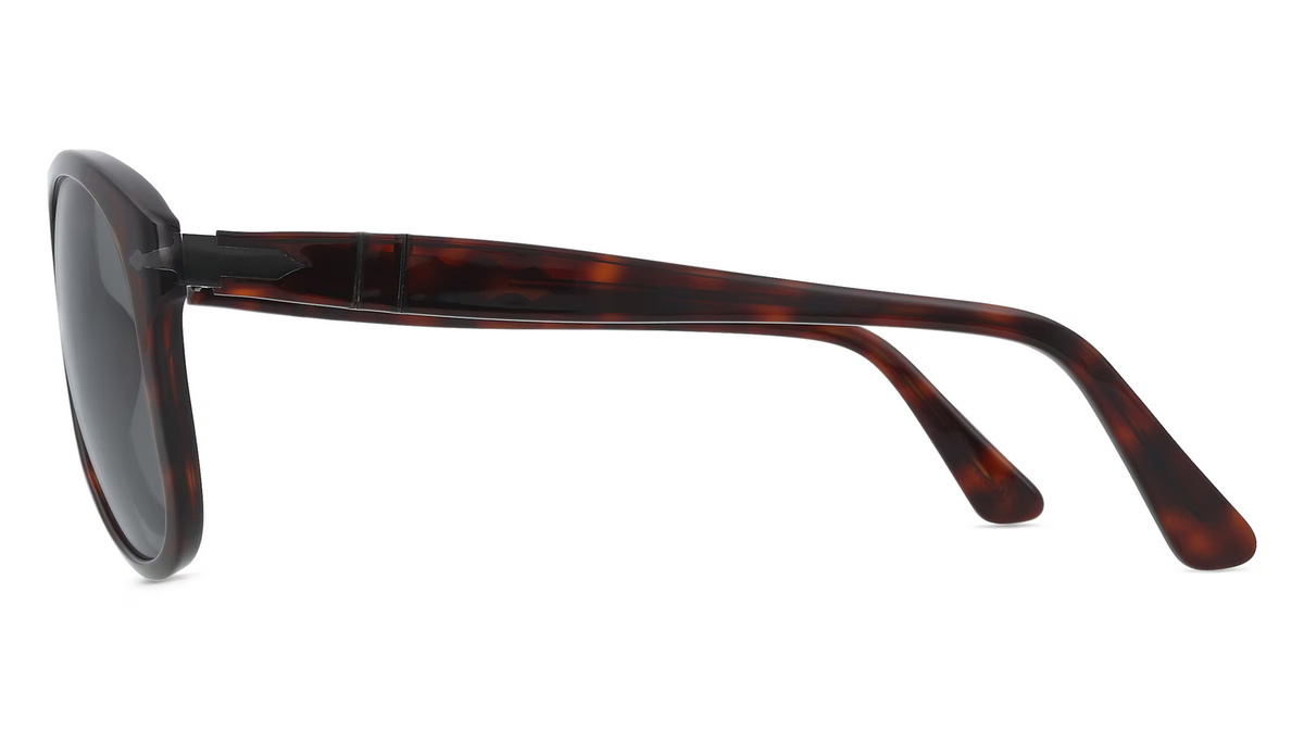 Persol 0PO0649NE Sonnenbrille Pilot, Vollrand, Acetat, Unisex, braun, grau - Bild 2