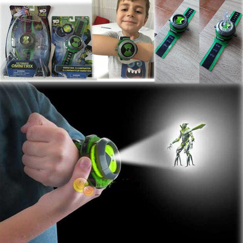 Ben10 Omnitrix Projektionsuhr mit verstellbarem Armband und Drehfunktion - Bild 2