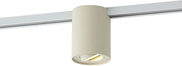QAZQA Moderner LED Strahler Iconic Rondoo Up in Beige für 1-Phasen Schienensysteme mit GU10 Fassung - Bild 1
